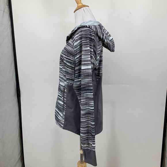 Marmot Jacket Womens M Medium Multi Full Zip Windbreaker Striped Vented Hooded - Picture 4 of 14
